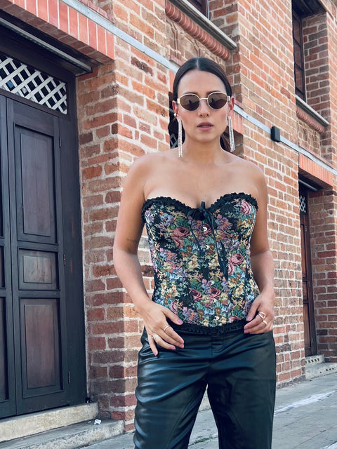 Corset princesa rojo