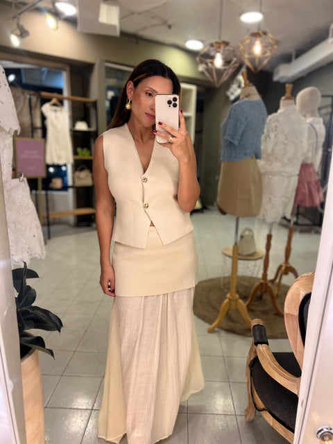 Set Hilo Vest + Falda